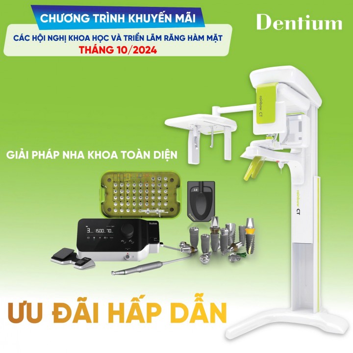DENTIUM VÀ NHỮNG CHƯƠNG TRÌNH ƯU ĐÃI HẤP DẪN TRONG THÁNG 10